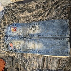 Havoc slim fit moto jeans by Salvage